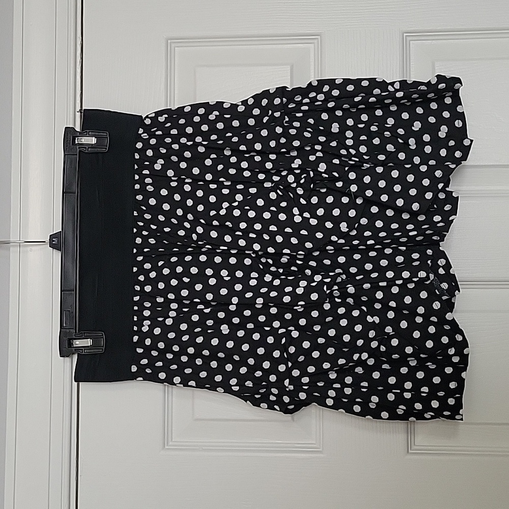 I.N. Black polka dot skirt - size Medium